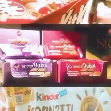 KitKat, chocolat The Taste of Dubai et Kinder Kornetti en rayon